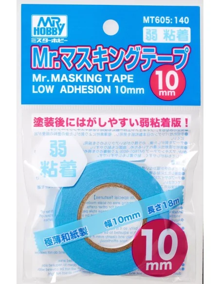 Mr Hobby -Gunze Mr. Masking Tape Low Adhesion (10mm) - Mr Hobby - G...