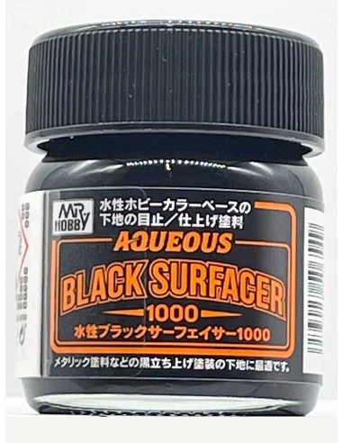 Mr Hobby -Gunze Aqueous Black Surfacer 1000 (Jar Type) - Mr Hobby -...