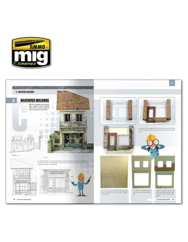 MODELLING SCHOOL - Urban Dioramas (English) - AMMO by MIG Jimenez A...