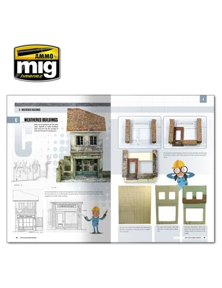MODELLING SCHOOL - Urban Dioramas (English) - AMMO by MIG Jimenez A...