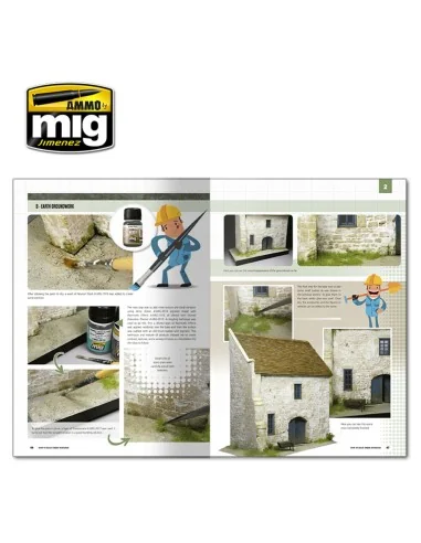 MODELLING SCHOOL - Urban Dioramas (English) - AMMO by MIG Jimenez A...