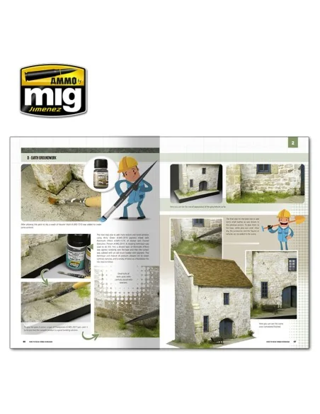 MODELLING SCHOOL - Urban Dioramas (English) - AMMO by MIG Jimenez A...