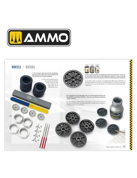 How to Paint Scale Cars ENGLISH, SPANISH - AMMO by MIG Jimenez A.MI...