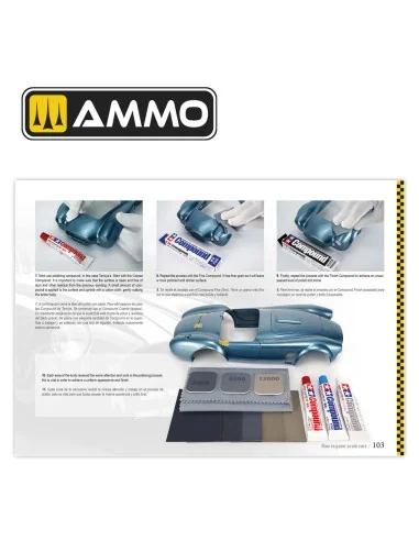 How to Paint Scale Cars ENGLISH, SPANISH - AMMO by MIG Jimenez A.MI...
