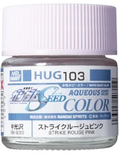 Mr Hobby -Gunze AQUEOUS GUNDAM COLOR (10ml) STRIKE ROUGE PINK - Mr ...