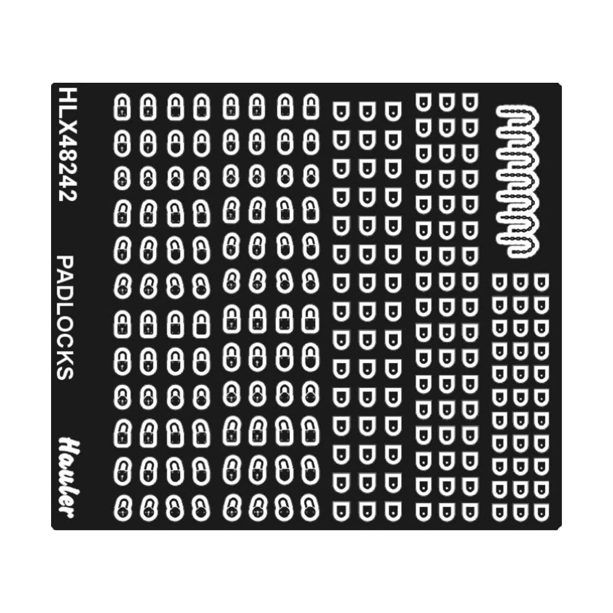 PADLOCKS, 1/48 - Hauler HLX48242