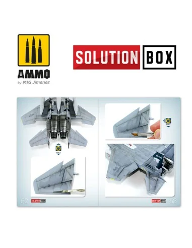 SOLUTION BOOK 06 - How to Paint USAF Navy Grey Fighters (English, C...