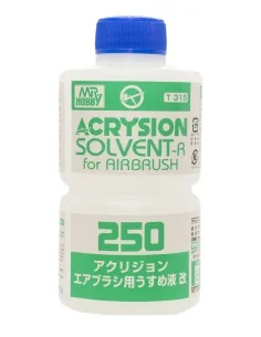 Mr Hobby -Gunze Acrysion Solvent - R for Airbrush (250 ml) - Mr Hob...