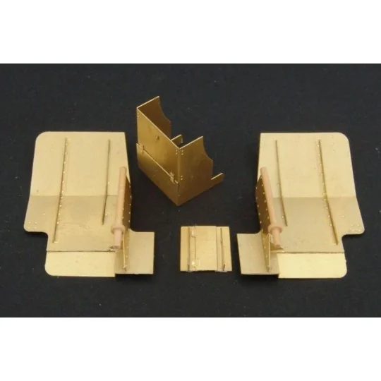 2 cm FLAK 38 flakvierling SHIELDS set, 1/48 - Hauler HLX48244