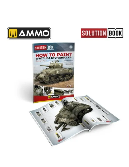 SOLUTION BOOK 22 - How to Paint WWII ETO vehicles - MULTILINGUAL BO...