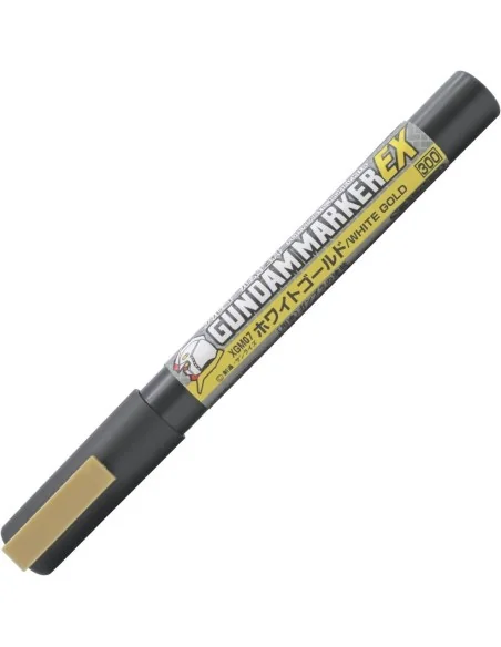 Mr Hobby -Gunze Gundam Marker EX White Gold - Mr Hobby - Gunze XGM-07
