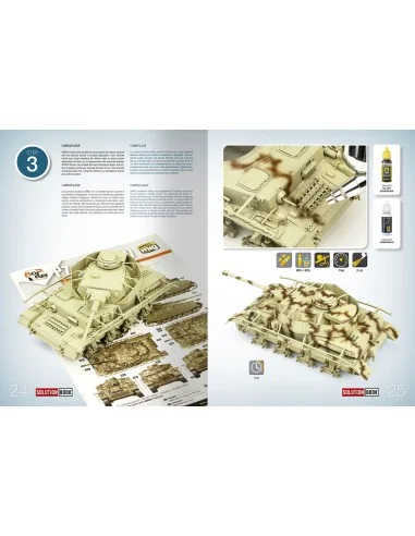 SOLUTION BOOK 21 - How to Paint WWII German Mid-War Vehicles - MULT...