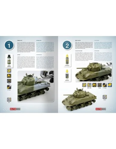 SOLUTION BOOK 22 - How to Paint WWII ETO vehicles - MULTILINGUAL BO...