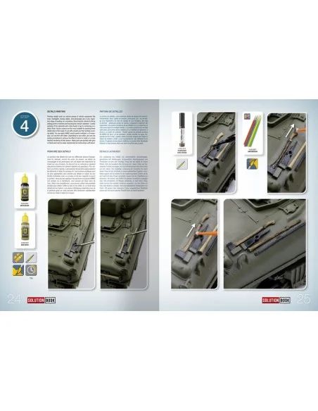 SOLUTION BOOK 22 - How to Paint WWII ETO vehicles - MULTILINGUAL BO...