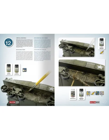 SOLUTION BOOK 22 - How to Paint WWII ETO vehicles - MULTILINGUAL BO...