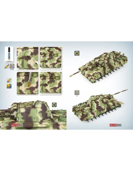 SOLUTION BOOK 23 - How to Paint WWII German Late-War Vehicles (Engl...