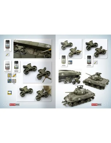 SOLUTION BOOK 22 - How to Paint WWII ETO vehicles - MULTILINGUAL BO...
