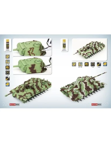 SOLUTION BOOK 23 - How to Paint WWII German Late-War Vehicles (Engl...