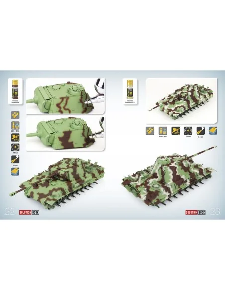 SOLUTION BOOK 23 - How to Paint WWII German Late-War Vehicles (Engl...