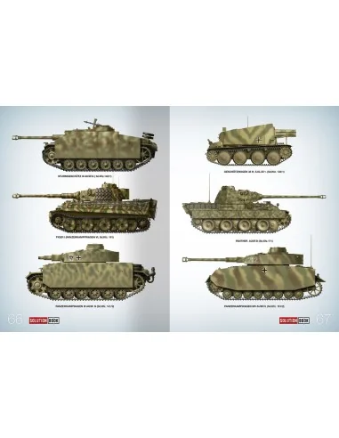 SOLUTION BOOK 21 - How to Paint WWII German Mid-War Vehicles - MULT...