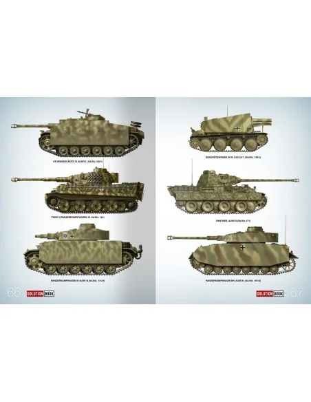 SOLUTION BOOK 21 - How to Paint WWII German Mid-War Vehicles - MULT...