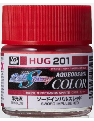 Mr Hobby -Gunze AQUEOUS GUNDAM COLOR (10ml) SWORD PULSE RED - Mr Ho...