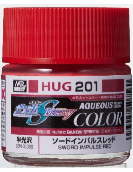 Mr Hobby -Gunze AQUEOUS GUNDAM COLOR (10ml) SWORD PULSE RED - Mr Ho...