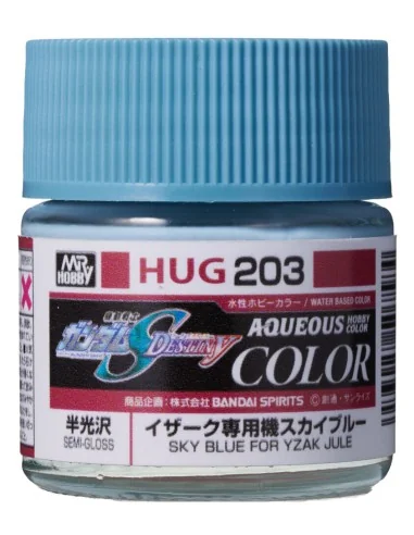 Mr Hobby -Gunze AQUEOUS GUNDAM COLOR (10ml) SKY BLUE FOR YZAK JULE ...