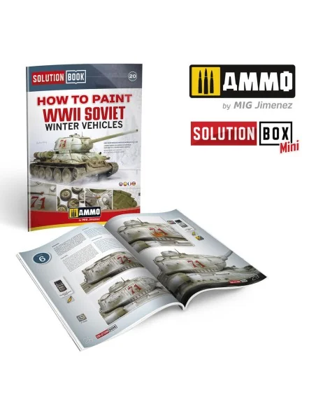 SOLUTION BOOK 20 - How to Paint WWII Soviet Winter Vehicles - (Mult...