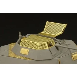 Sd Kfz 222 grills, 1/48 - Hauler HLX48249