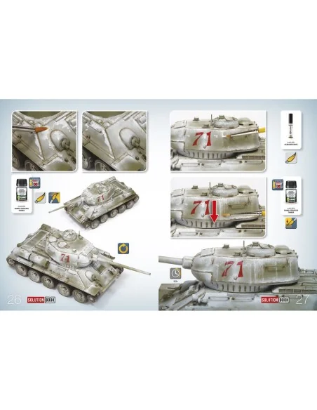 SOLUTION BOOK 20 - How to Paint WWII Soviet Winter Vehicles - (Mult...
