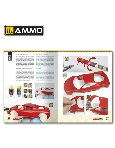 SOLUTION BOOK 24 - How to Paint and Lacquer Scale Cars (English, Ca...