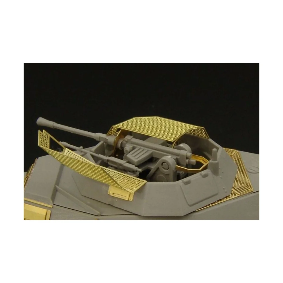 Sd Kfz 222 grills, 1/48 - Hauler HLX48249