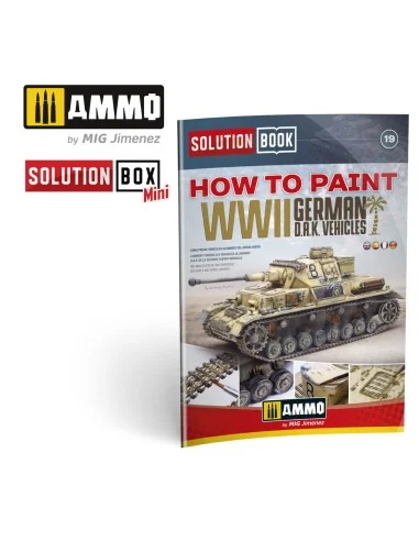 SOLUTION BOOK 19 - How to Paint WWII German D.A.K .Vehicles - (Mult...