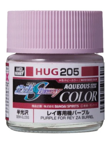 Mr Hobby -Gunze AQUEOUS GUNDAM COLOR (10ml) PURPLE FOR REY ZA BURRE...