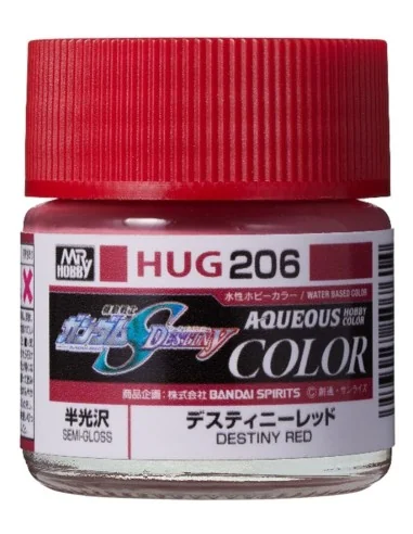 Mr Hobby -Gunze AQUEOUS GUNDAM COLOR (10ml) DESTINY RED - Mr Hobby ...