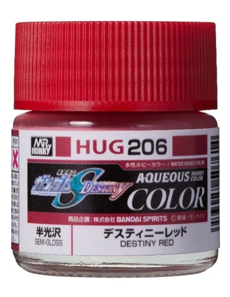 Mr Hobby -Gunze AQUEOUS GUNDAM COLOR (10ml) DESTINY RED - Mr Hobby ...