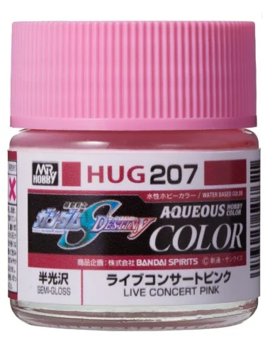 Mr Hobby -Gunze AQUEOUS GUNDAM COLOR (10ml) LIVE CONCERT PINK - Mr ...