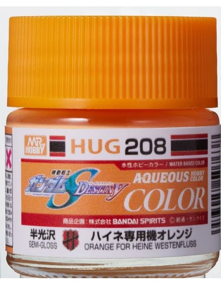 Mr Hobby -Gunze AQUEOUS GUNDAM COLOR (10ml) ORANGE FOR HEINE WESTEN...