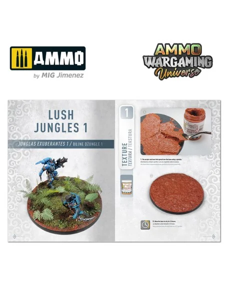 AMMO WARGAMING UNIVERSE Book 07 - Lush Jungles (English, Castellano...