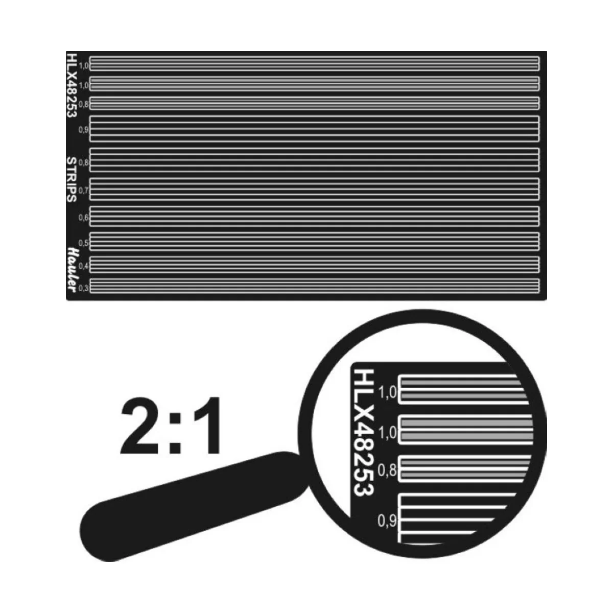 STRIPS 0, 3-1, 0mm, 1/48 - Hauler HLX48253