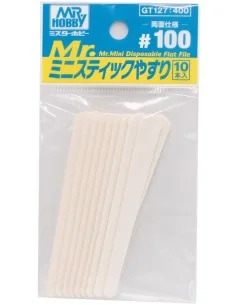 Mr Hobby -Gunze Mr. Mini Disposable Flat File 100 - Mr Hobby - Gunz...