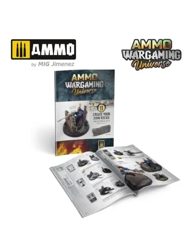 AMMO WARGAMING UNIVERSE Book 11 – Create your own Rocks (Multilingu...