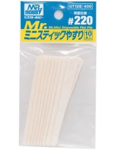 Mr Hobby -Gunze Mr. Mini Disposable Flat File 220 - Mr Hobby - Gunz...