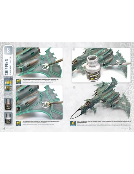 AMMO WARGAMING UNIVERSE Book 08 - Aircraft and Spaceship Weathering...