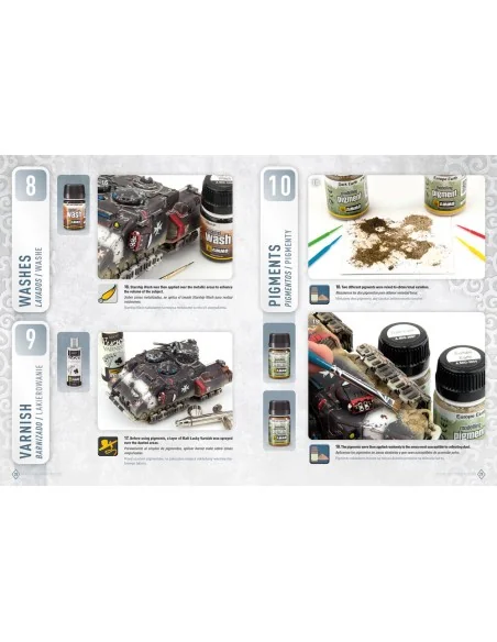 AMMO WARGAMING UNIVERSE Book 06 - Weathering Combat Vehicles (Engli...