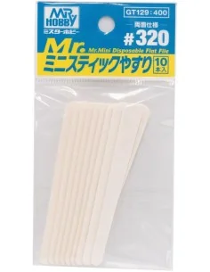 Mr Hobby -Gunze Mr. Mini Disposable Flat File 320 - Mr Hobby - Gunz...