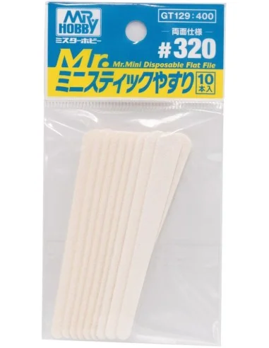 Mr Hobby -Gunze Mr. Mini Disposable Flat File 320 - Mr Hobby - Gunz...