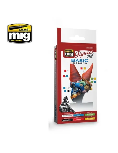 Basic Colors Figures Set - AMMO by MIG Jimenez A.MIG-7027