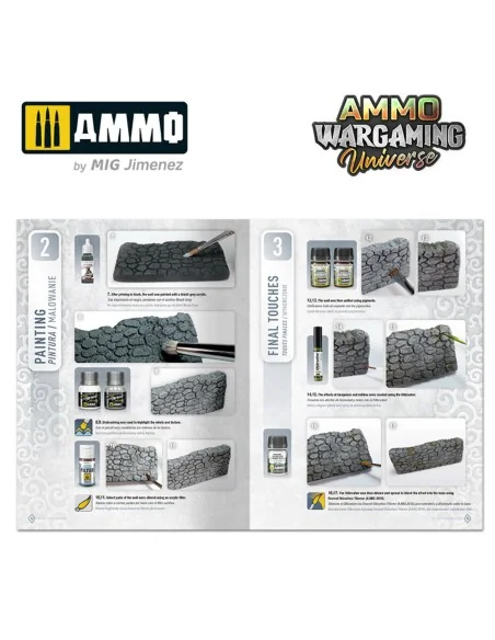 AMMO WARGAMING UNIVERSE Book 11 – Create your own Rocks (Multilingu...